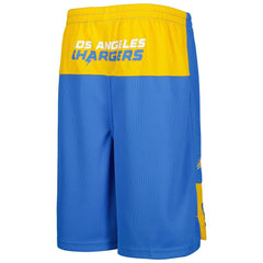 Justin Herbert Los Angeles Chargers Youth Player Name & Number Shorts Powder Blue | NFL