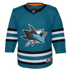 San Jose Sharks Youth Premier Jersey - Teal - NHL