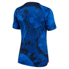 USMNT Women's 2022/23 Away Breathe Stadium Replica Blank Jersey Blue | Nike discount
