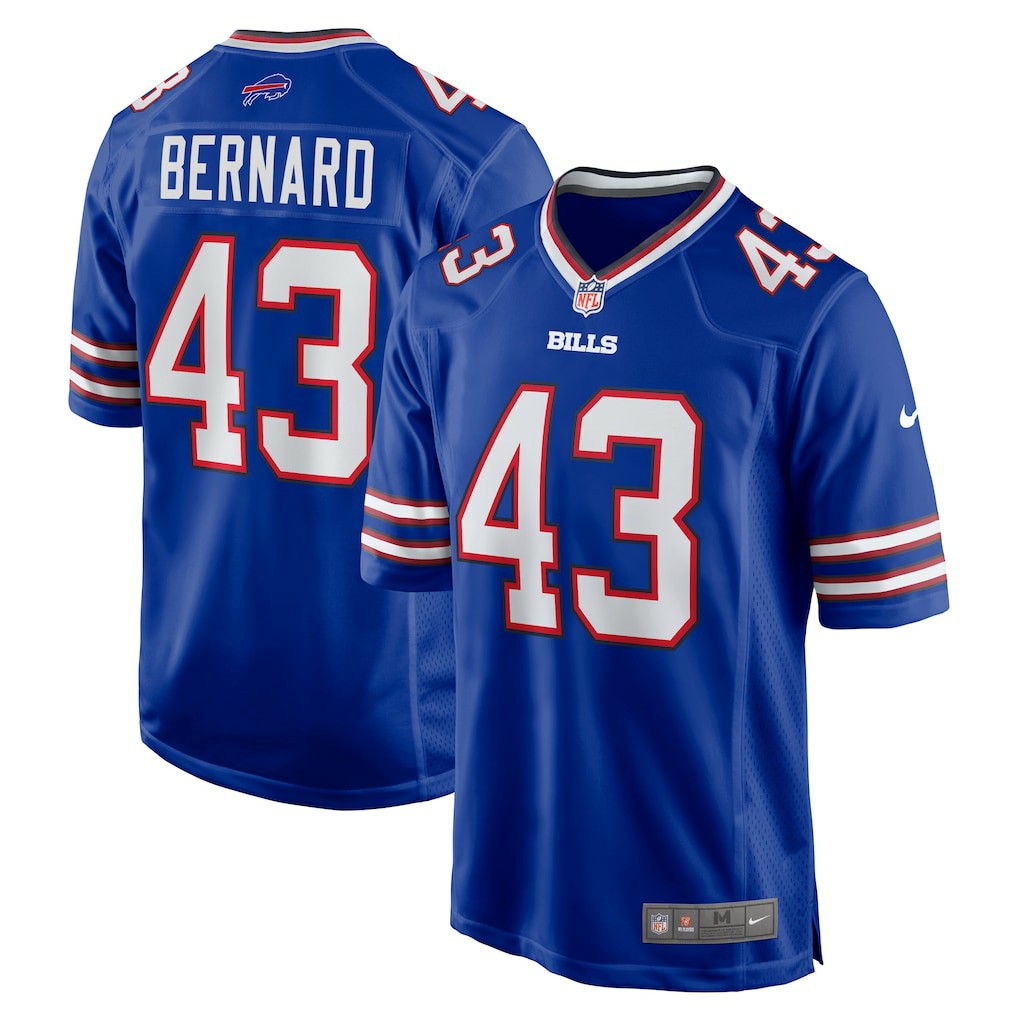 Terrel Bernard Buffalo Bills Game Player Jersey Royal | Nike for Sale