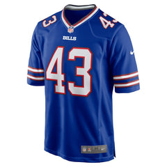 Terrel Bernard Buffalo Bills Game Player Jersey Royal | Nike for Sale
