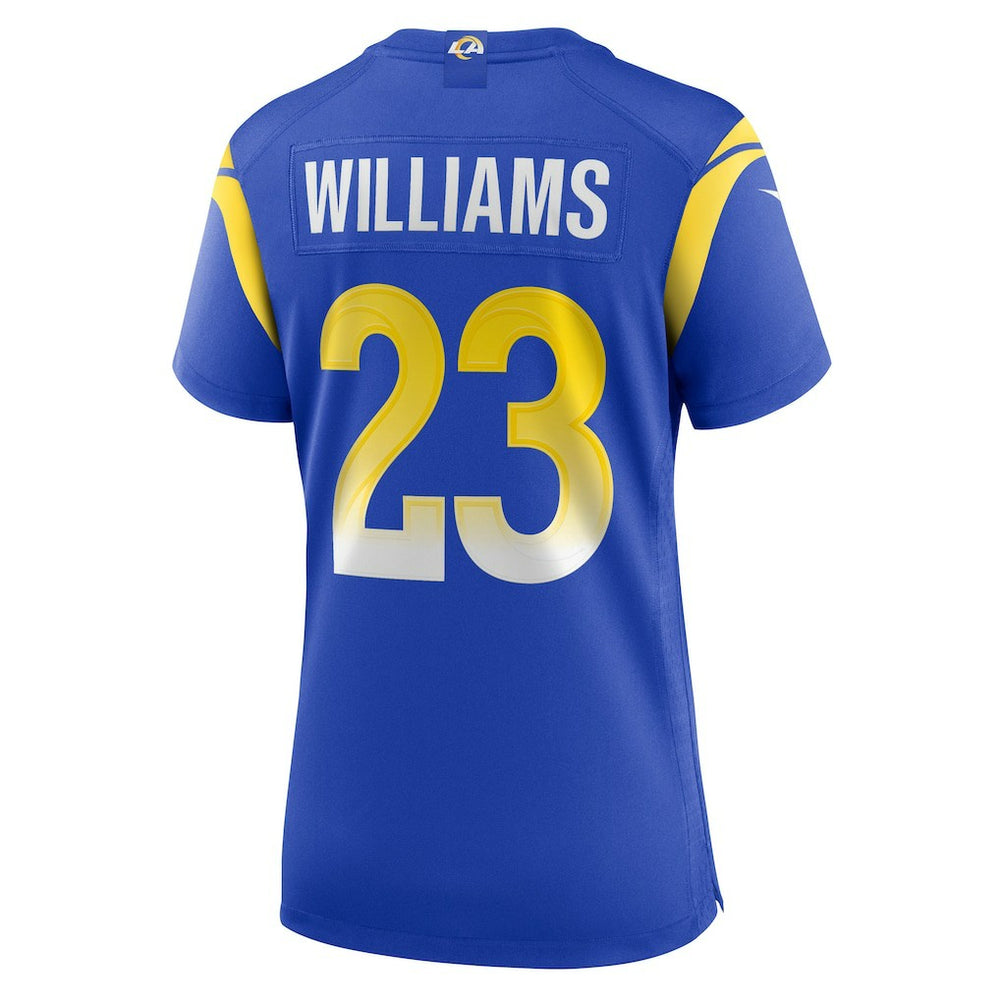 Kyren Williams Los Angeles Rams Women's Game Player Jersey Royal | Nike for Sale