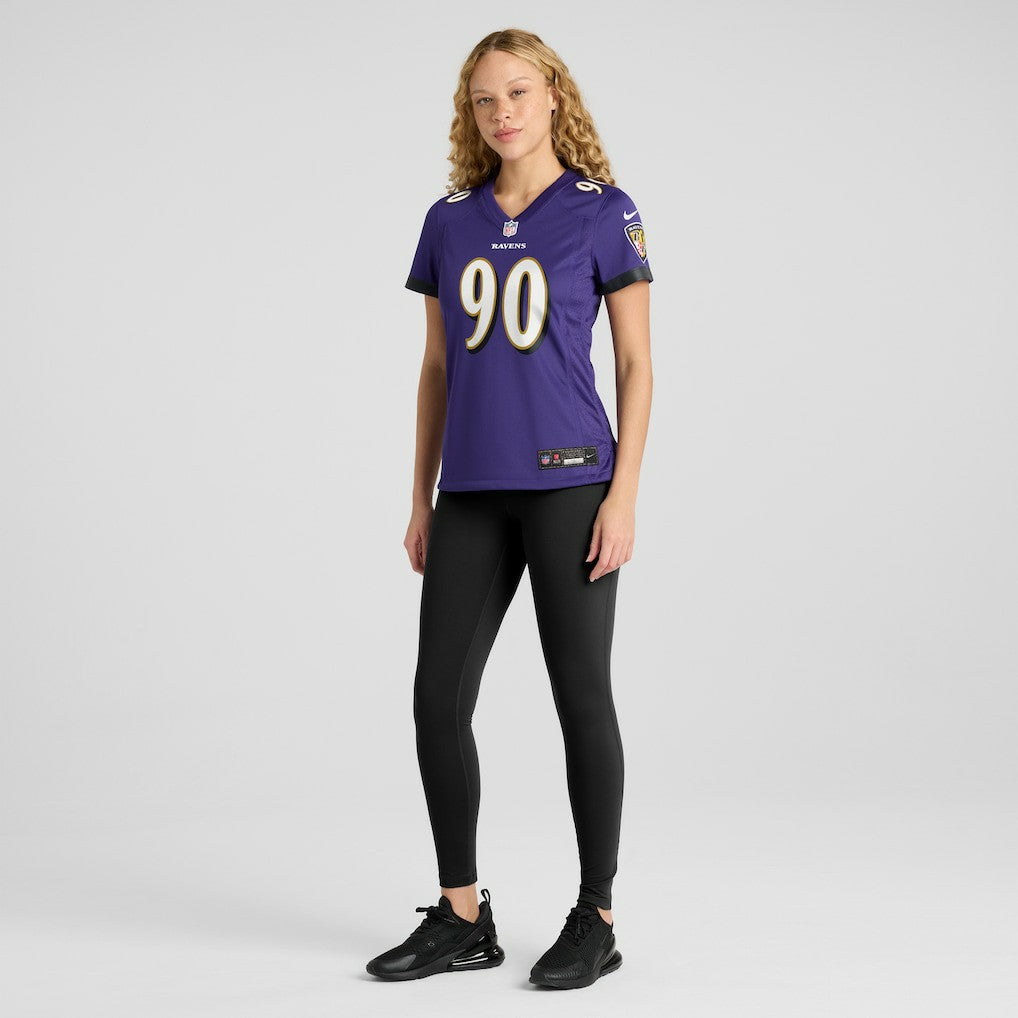 David Ojabo Baltimore Ravens Women's Game Player Jersey Purple | Nike for Sale
