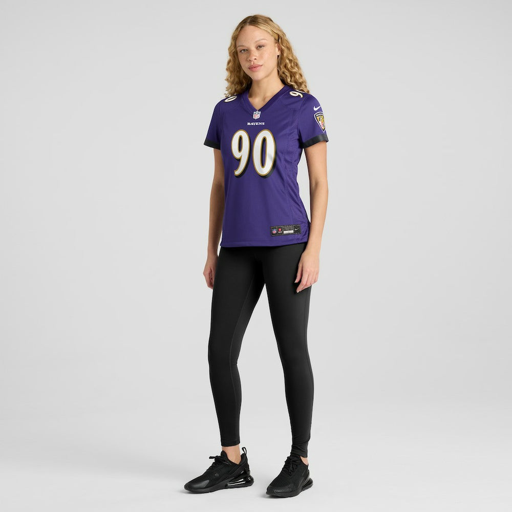 David Ojabo Baltimore Ravens Women's Game Player Jersey Purple | Nike for Sale