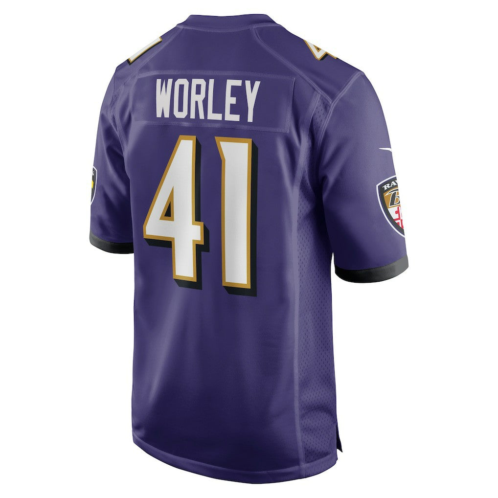 Daryl Worley Baltimore Ravens Game Player Jersey Purple | Nike for Sale