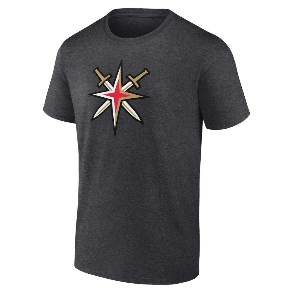 Vegas Golden Knights Shoulder Patch Logo T-Shirt - Charcoal - NHL