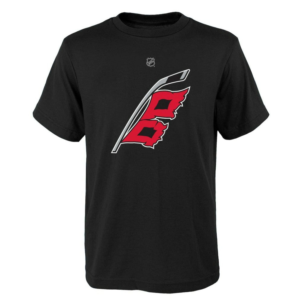 Sebastian Aho Carolina Hurricanes Youth Player Name & Number T-Shirt - Black - NHL