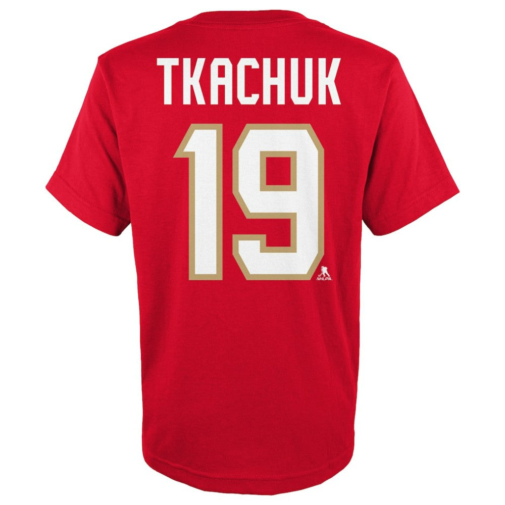 Matthew Tkachuk Florida Panthers Youth Player Name & Number T-Shirt - Red - NHL