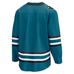 San Jose Sharks Fanatics Home Breakaway Jersey - Teal - NHL