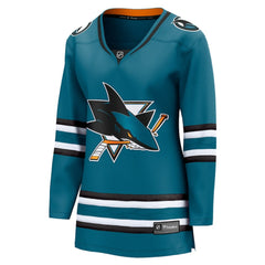 San Jose Sharks Fanatics Women's Home Breakaway Jersey - Teal - NHL