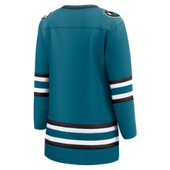 San Jose Sharks Fanatics Women's Home Breakaway Jersey - Teal - NHL