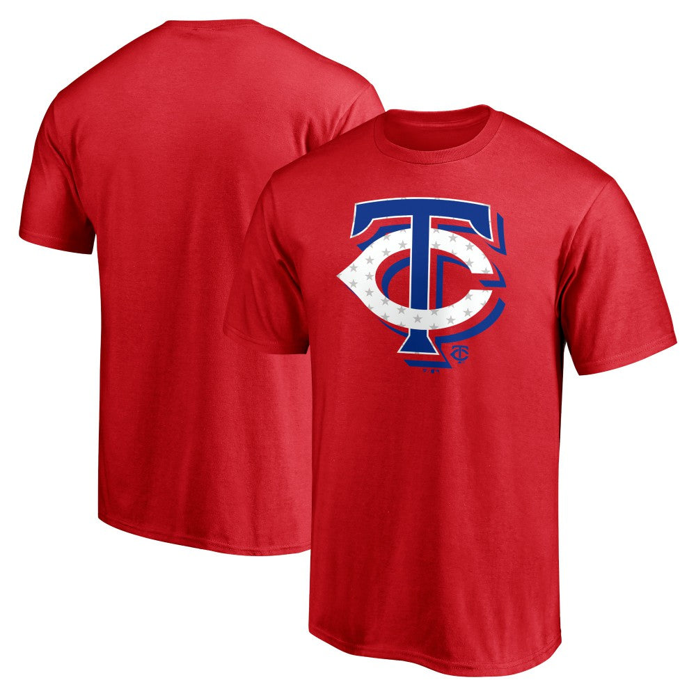 Minnesota Twins Red White and Team T-Shirt - MLB