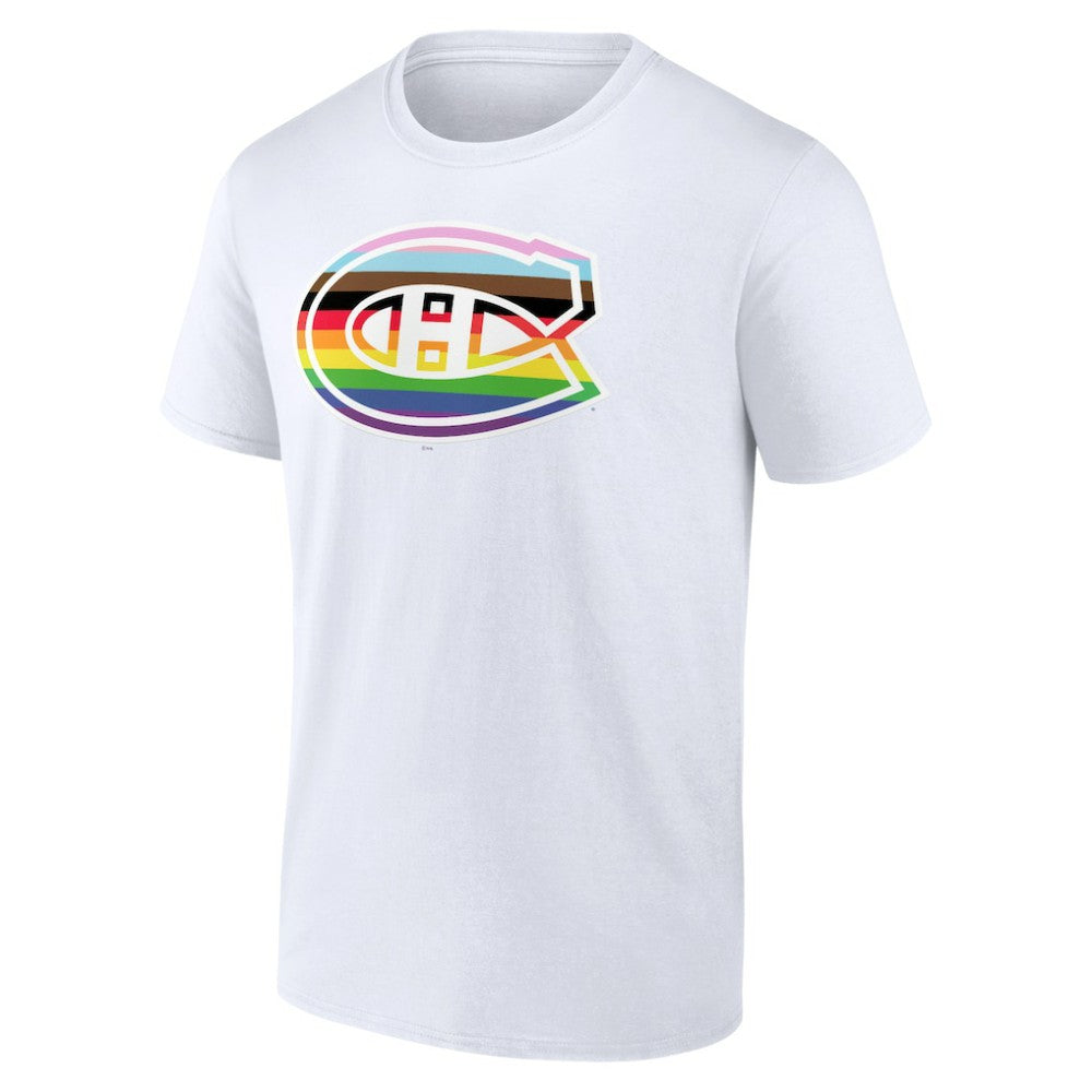 Montreal Canadiens Team Pride Logo T-Shirt - White - NHL