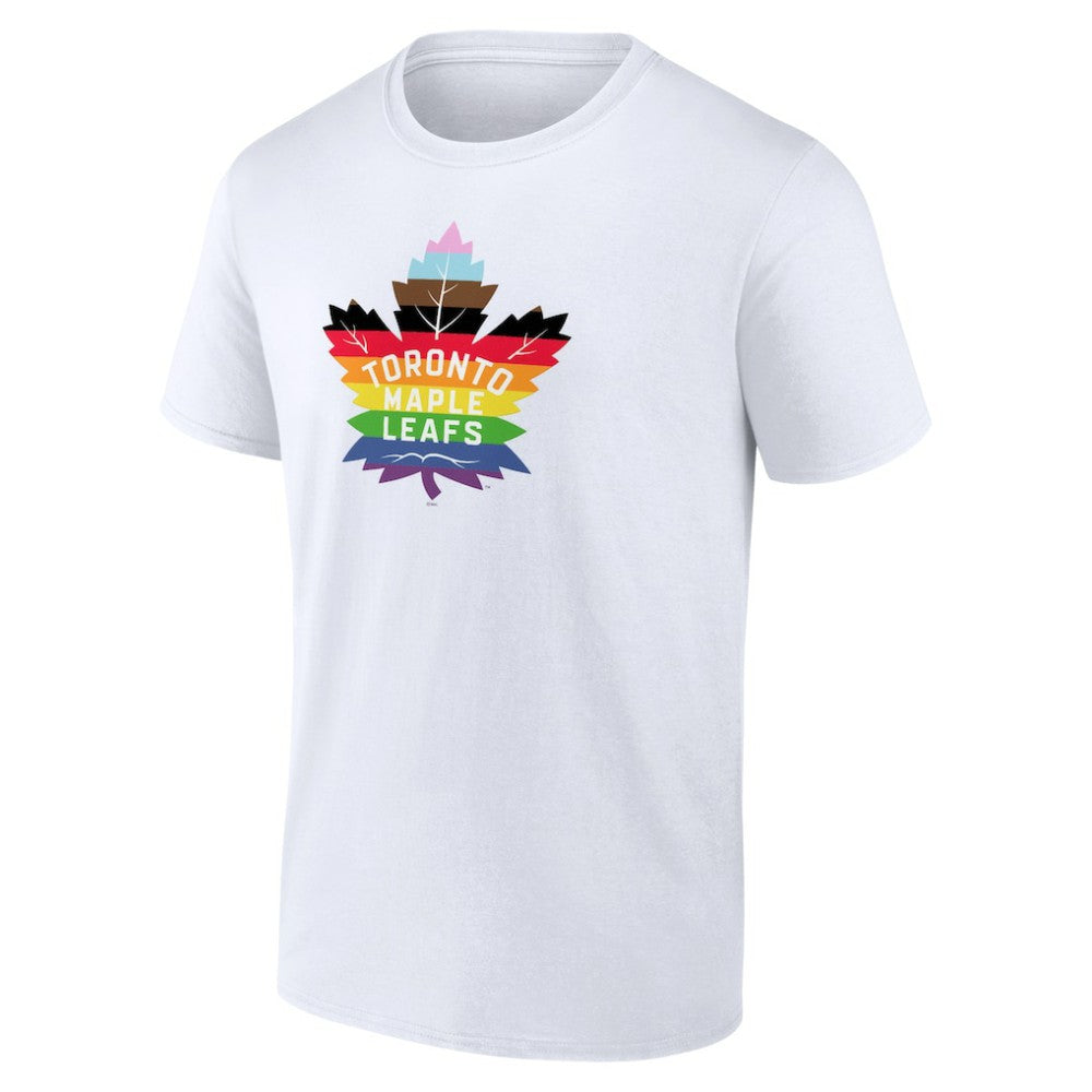 Toronto Maple Leafs Team Pride Logo T-Shirt - White - NHL