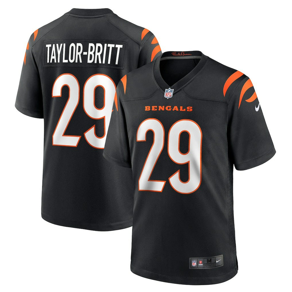 Cam Taylor-Britt Cincinnati Bengals Game Player Jersey Black | Nike for Sale