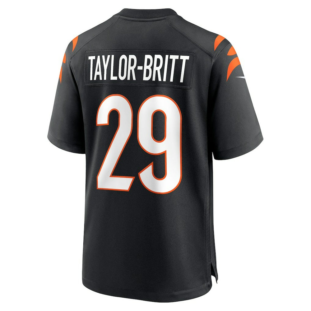 Cam Taylor-Britt Cincinnati Bengals Game Player Jersey Black | Nike for Sale