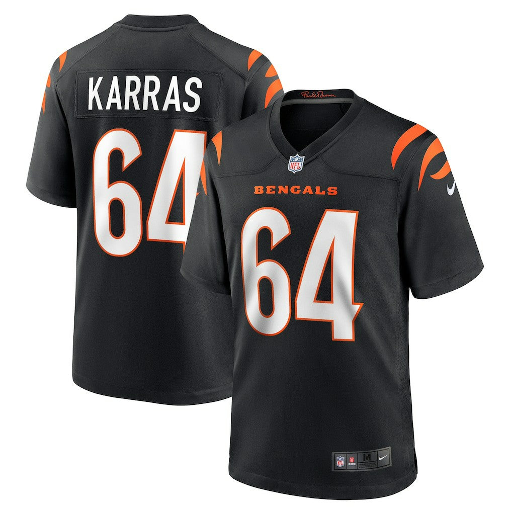 Ted Karras Cincinnati Bengals Game Player Jersey Black | Nike for Sale
