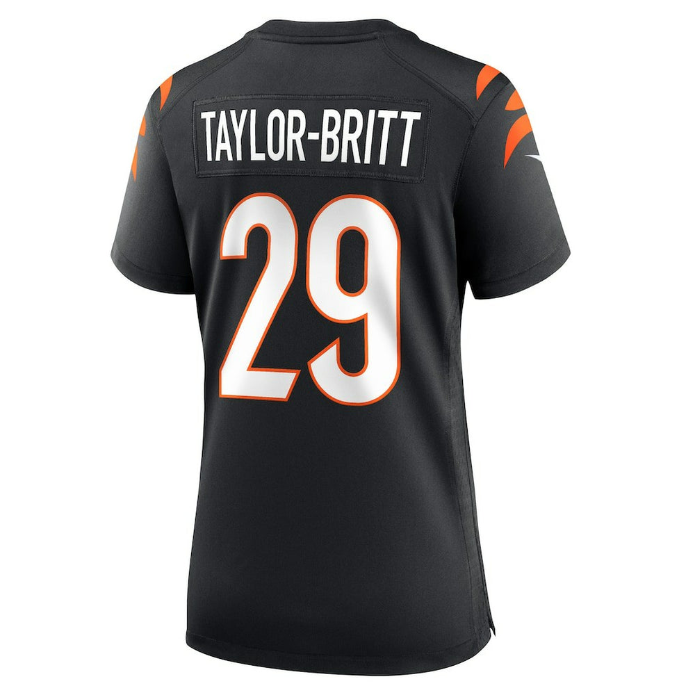 Cam Taylor-Britt Cincinnati Bengals Women's Game Player Jersey Black | Nike for Sale