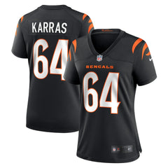 Ted Karras Cincinnati Bengals Women's Game Player Jersey Black | Nike for Sale