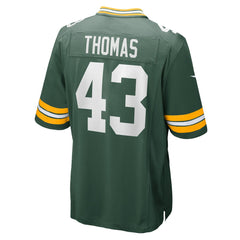 Kiondre Thomas Green Bay Packers Game Player Jersey Green | Nike for Sale