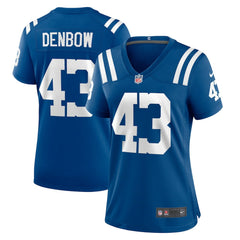 Trevor Denbow Indianapolis Colts Women's Game Player Jersey Royal | Nike for Sale