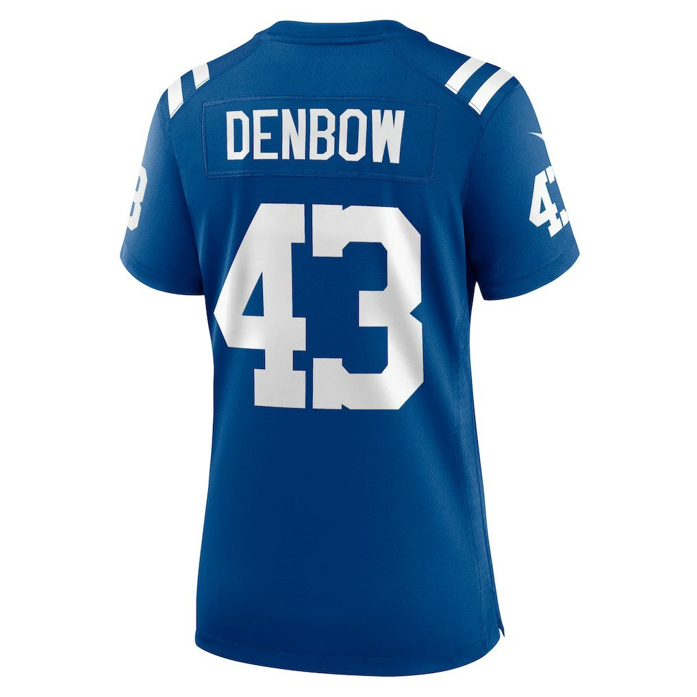 Trevor Denbow Indianapolis Colts Women's Game Player Jersey Royal | Nike for Sale