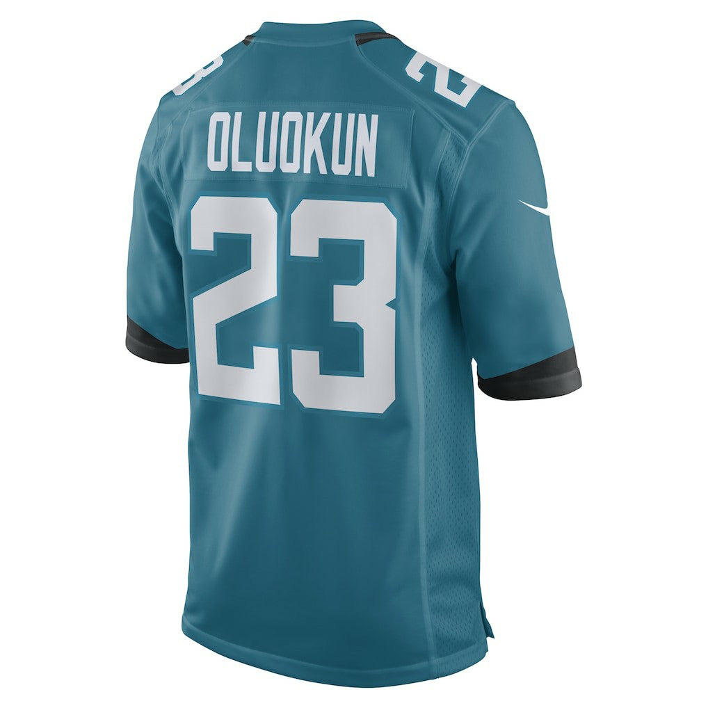 Foyesade Oluokun Jacksonville Jaguars Game Player Jersey Teal | Nike for Sale