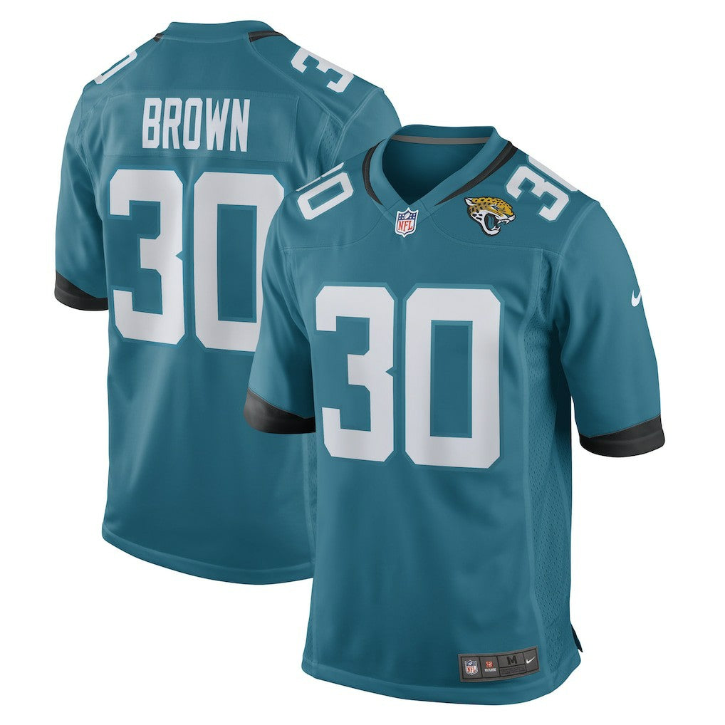 Montaric Brown Jacksonville Jaguars Game Player Jersey Teal | Nike for Sale