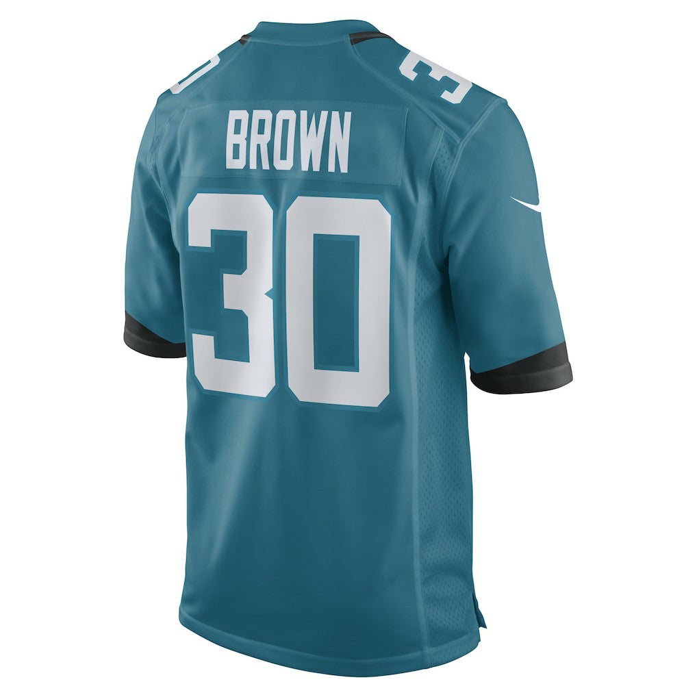 Montaric Brown Jacksonville Jaguars Game Player Jersey Teal | Nike for Sale