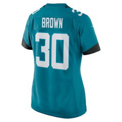 Montaric Brown Jacksonville Jaguars Women's Game Player Jersey Teal | Nike for Sale