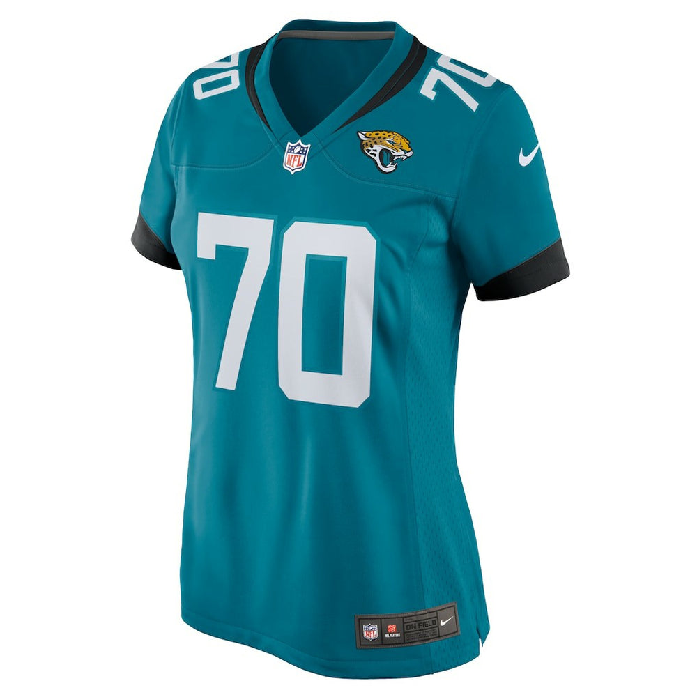 Cole Van Lanen Jacksonville Jaguars Women's Game Player Jersey Teal | Nike for Sale