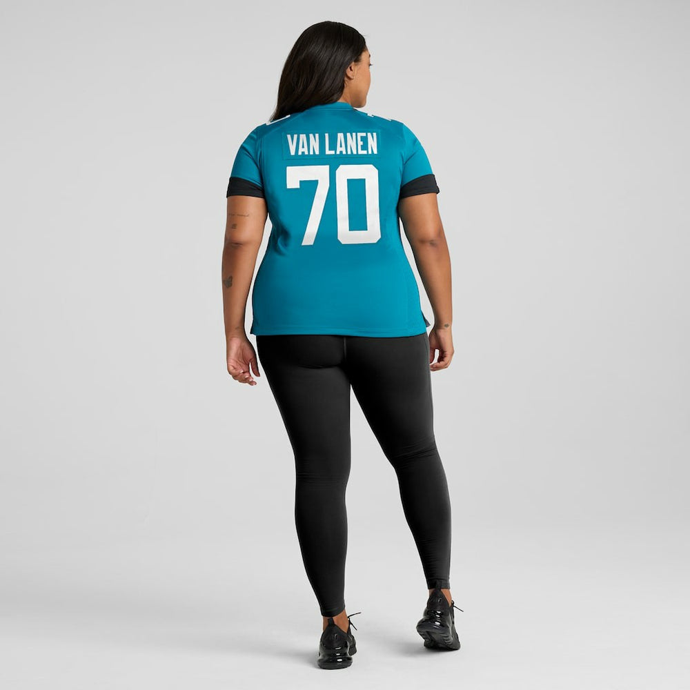 Cole Van Lanen Jacksonville Jaguars Women's Game Player Jersey Teal | Nike for Sale