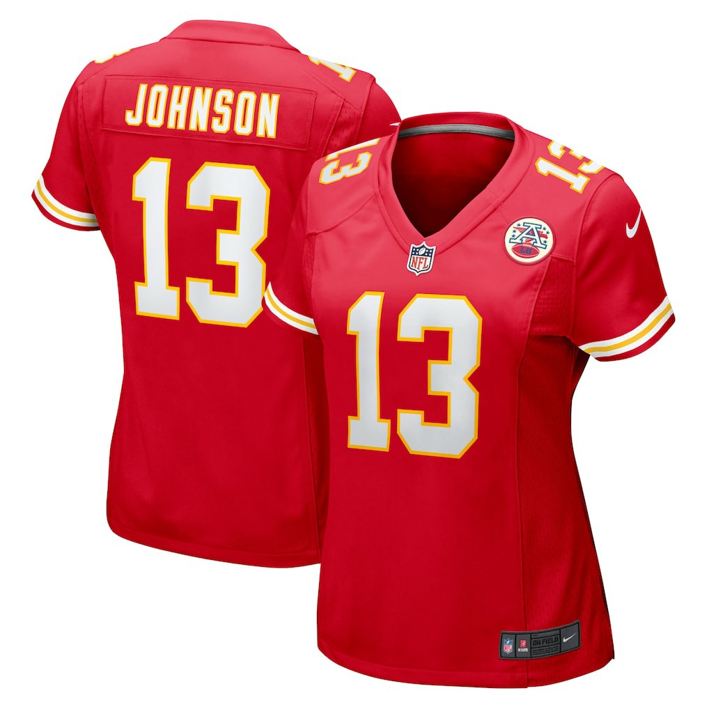 Nazeeh Johnson Kansas City Chiefs Women's Game Player Jersey Red | Nike for Sale