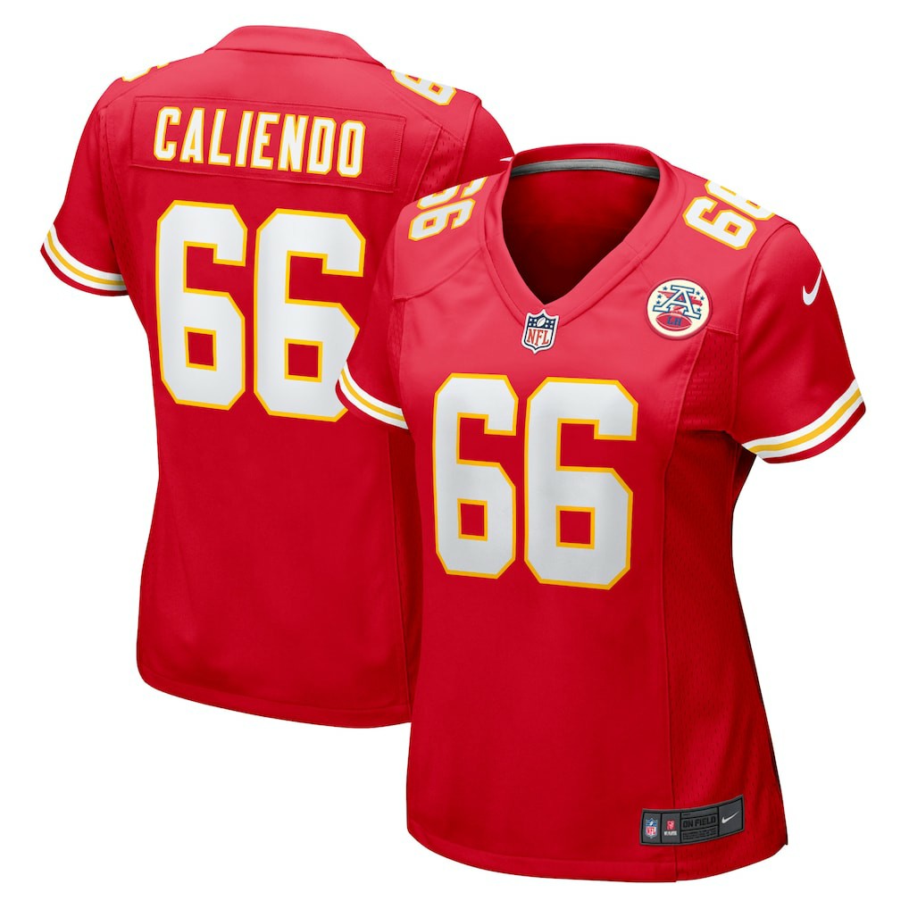 Mike Caliendo Kansas City Chiefs Women's Game Player Jersey Red | Nike for Sale
