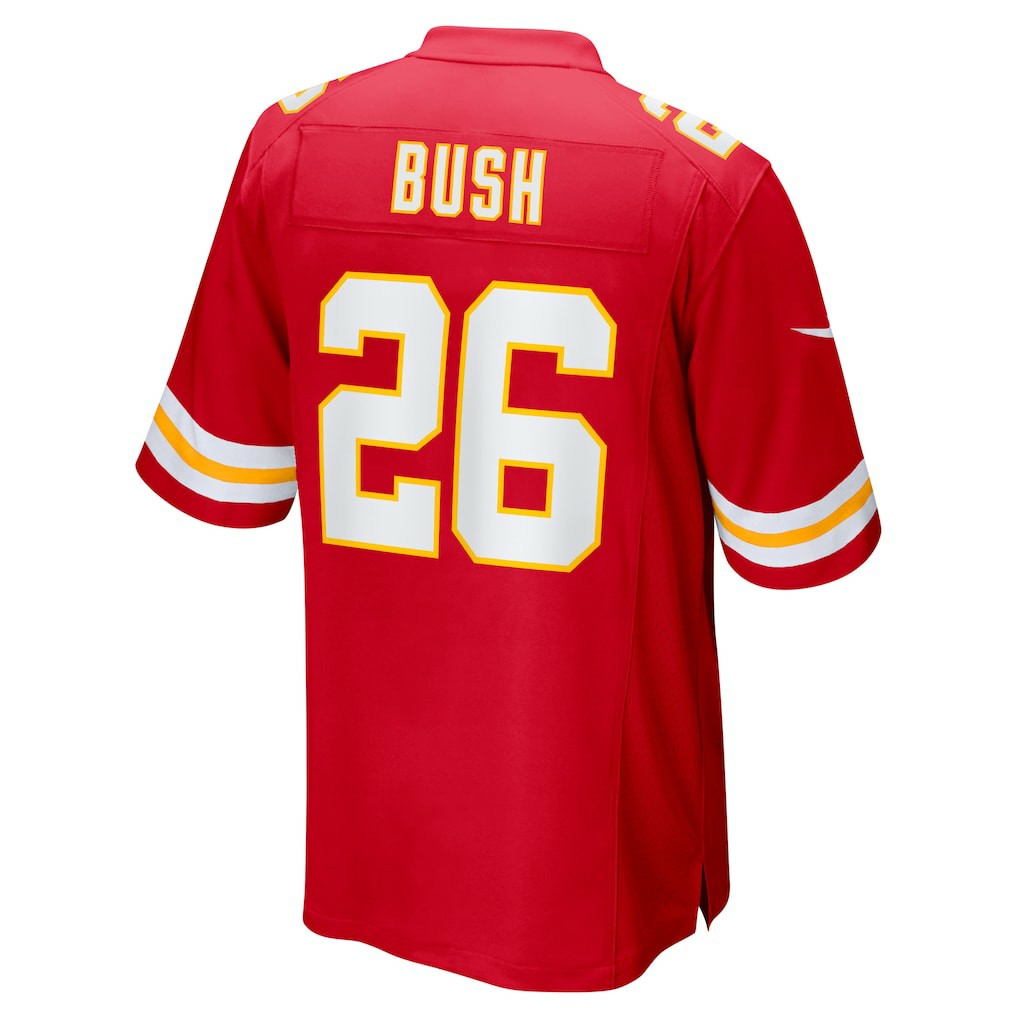 Deon Bush Kansas City Chiefs Game Player Jersey Red | Nike for Sale