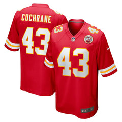 Jack Cochrane Kansas City Chiefs Game Player Jersey Red | Nike for Sale