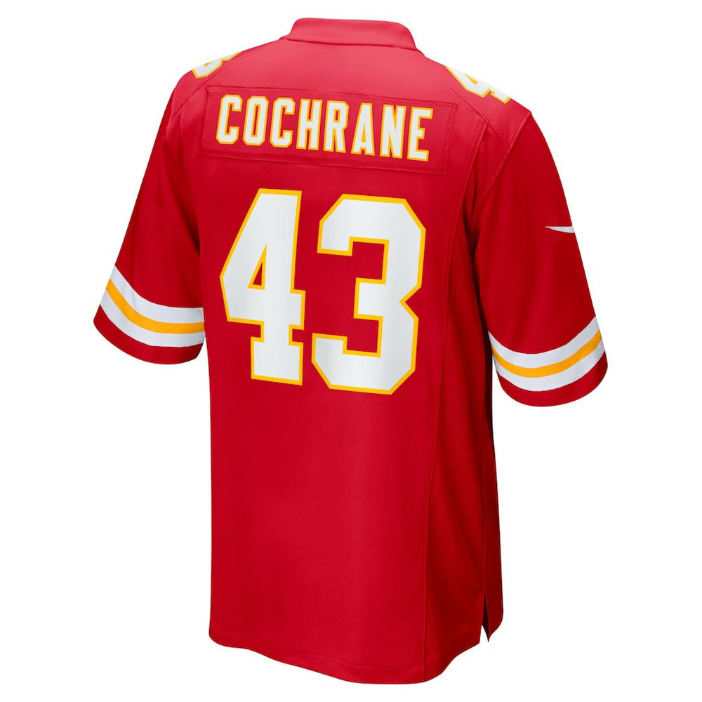 Jack Cochrane Kansas City Chiefs Game Player Jersey Red | Nike for Sale