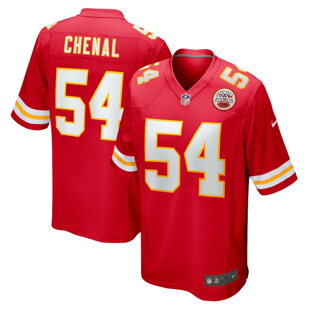 Leo Chenal Kansas City Chiefs Game Player Jersey Red | Nike for Sale