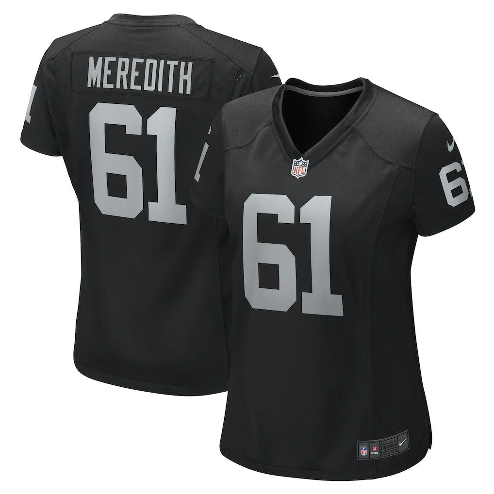 Jordan Meredith Las Vegas Raiders Women's Game Player Jersey Black | Nike for Sale