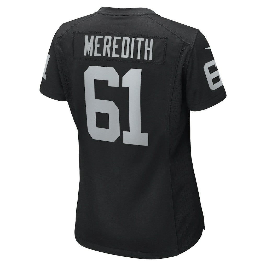 Jordan Meredith Las Vegas Raiders Women's Game Player Jersey Black | Nike for Sale