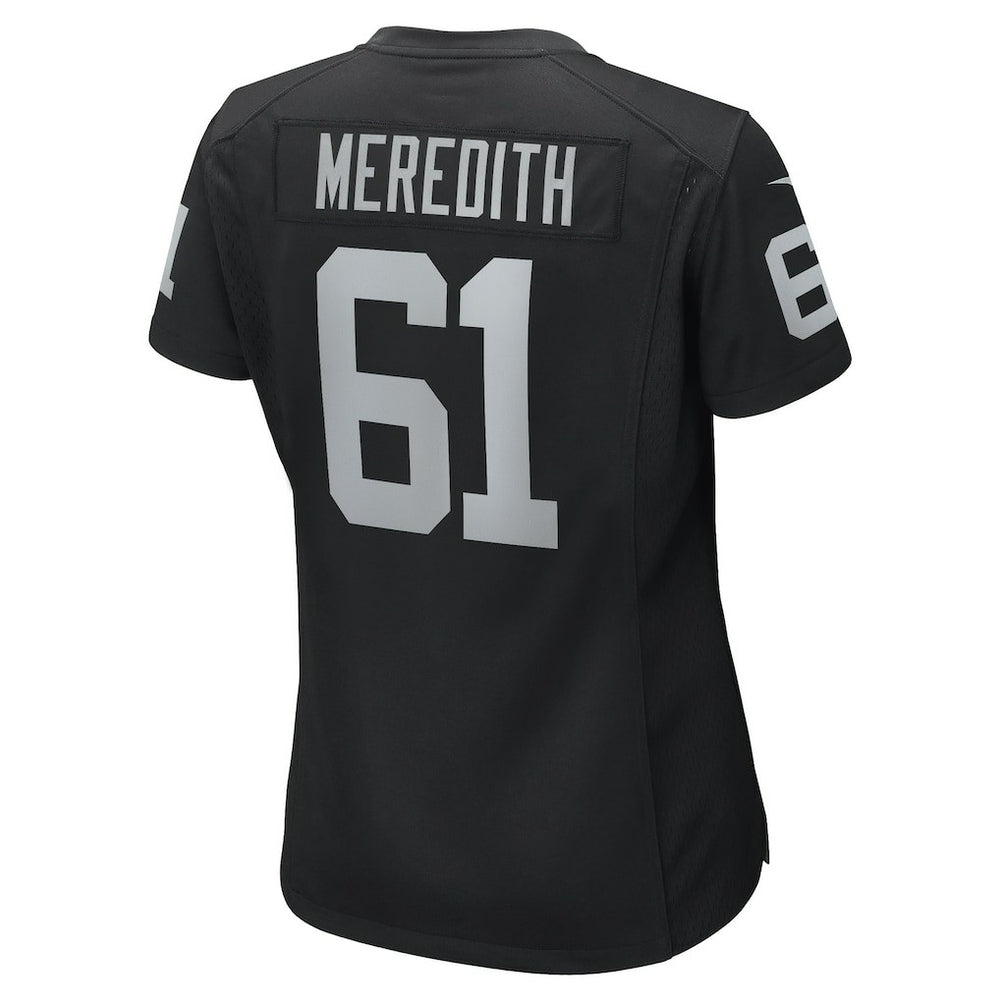 Jordan Meredith Las Vegas Raiders Women's Game Player Jersey Black | Nike for Sale