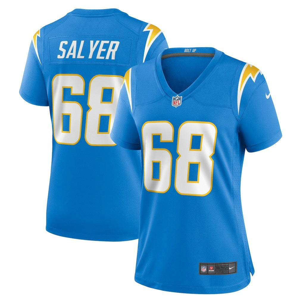 Jamaree Salyer Los Angeles Chargers Women's Game Player Jersey Powder Blue | Nike for Sale