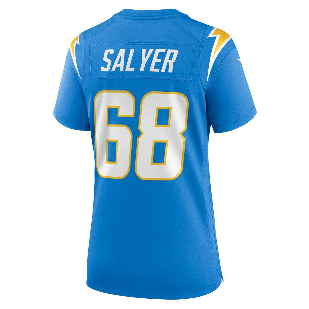 Jamaree Salyer Los Angeles Chargers Women's Game Player Jersey Powder Blue | Nike for Sale