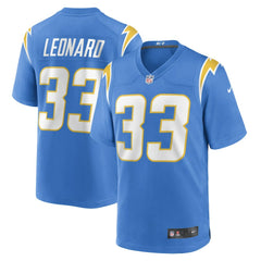 Deane Leonard Los Angeles Chargers Game Player Jersey Powder Blue | Nike for Sale