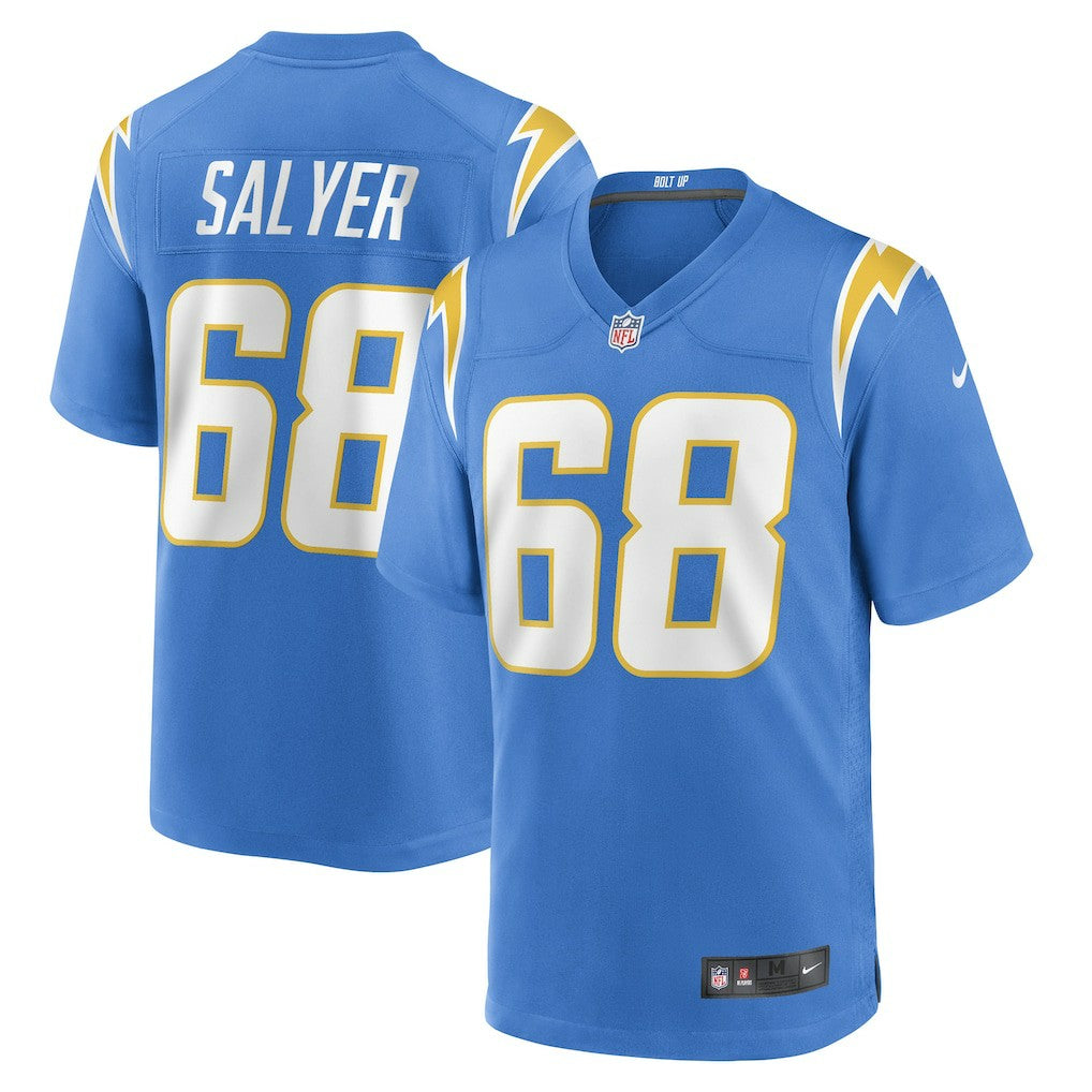 Jamaree Salyer Los Angeles Chargers Game Player Jersey Powder Blue | Nike for Sale