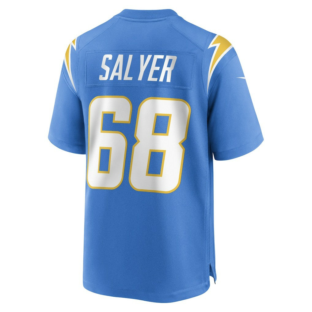 Jamaree Salyer Los Angeles Chargers Game Player Jersey Powder Blue | Nike for Sale