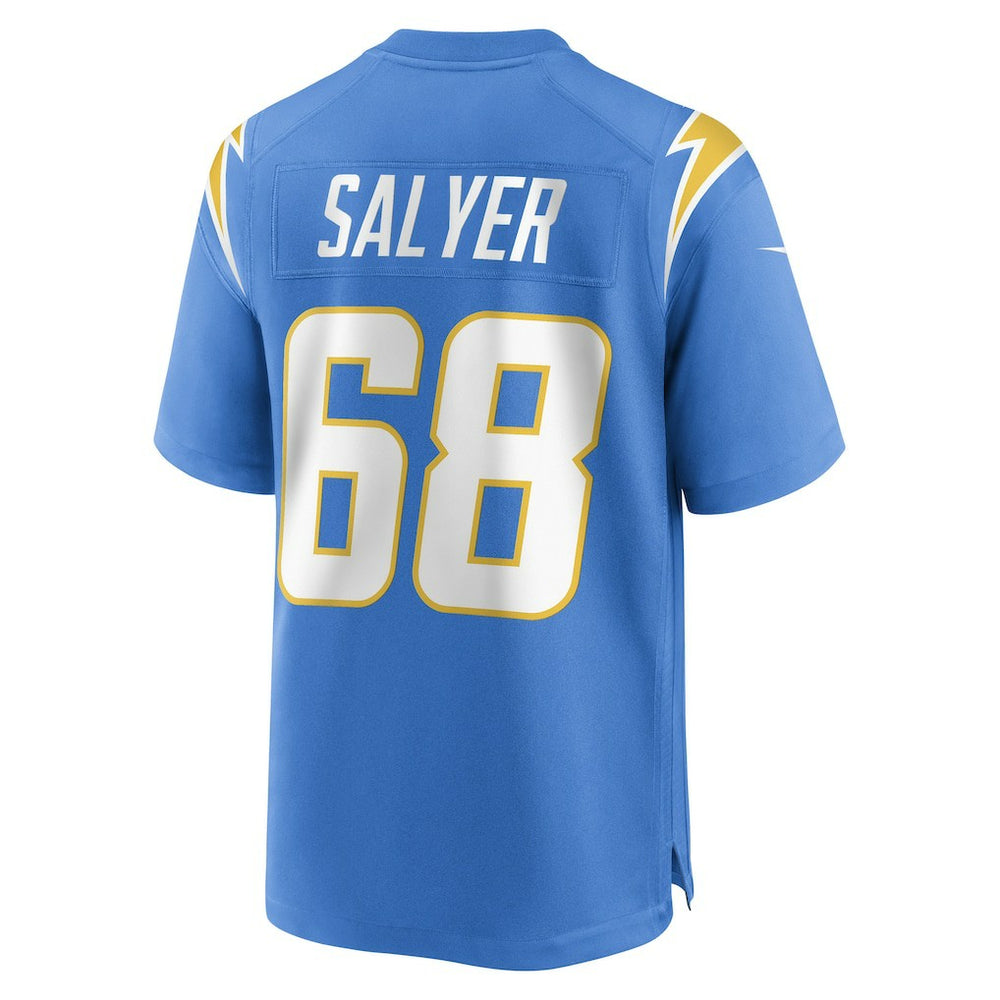 Jamaree Salyer Los Angeles Chargers Game Player Jersey Powder Blue | Nike for Sale