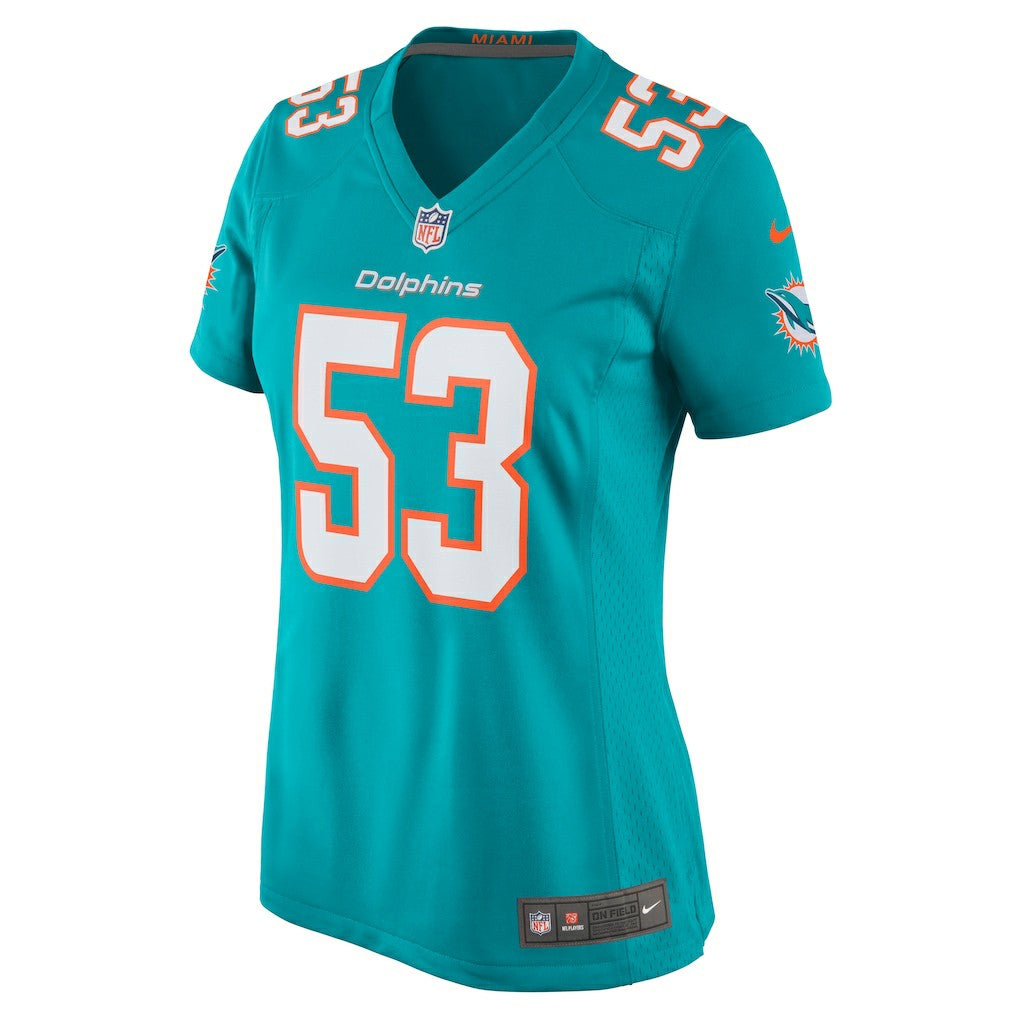 Cameron Goode Miami Dolphins Women's Game Player Jersey Aqua | Nike for Sale