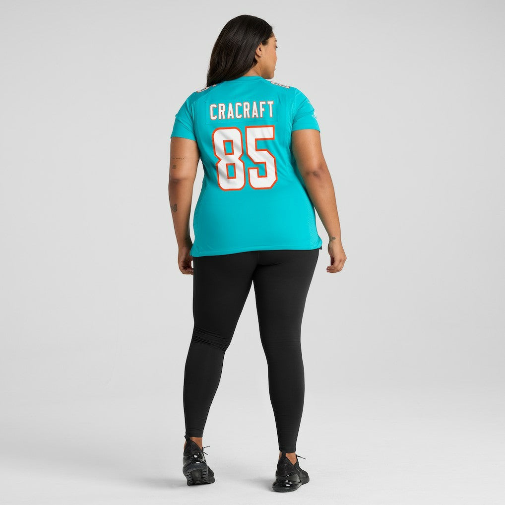 River Cracraft Miami Dolphins Women's Game Player Jersey Aqua | Nike for Sale