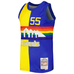 Dikembe Mutombo Denver Nuggets Hardwood Classics 1991/92 Split Swingman Jersey Royal/Gold - NBA
